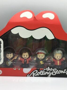 Fisher-Price Little People Rolling Stones Figure Members of the Iconic Rock Band